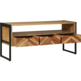 vidaXL TV Kabinet 100x35x50 cm Čvrsto Drvo Bagrem | shoptok.hr