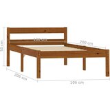  Za krevet od masivne borovine boja meda 100 x 200 cm | shoptok.hr