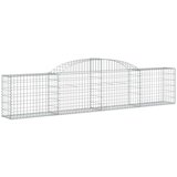  Lučne gabionske košare 8 kom 300x30x60/80 cm pocinčano željezo | shoptok.hr