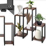 springos metalni stalak za cvijeće sa 6 polica, crni, visina 79 cm | shoptok.hr