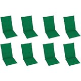  Nagibne vrtne stolice s jastucima 8 kom od masivne tikovine | shoptok.hr