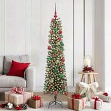 vidaXL Umjetno božićno drvce s stalakom Zelena 50.5 x 50.5 x 180 cm | shoptok.hr