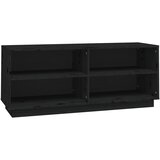 Furnova Omarica za čevlje črna 110x34x45 cm trdna borovina, (21954505) | Shoptok.si