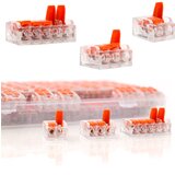 Rosfix SET HITRIH SPOJNIH SPONK – 90 KOS V PLASTIČNI ŠKATLI | 0,14–4 MM², 250V, 32A, 4KV, 10 MM IZOLACIJA, (5000068561) | Shoptok.si