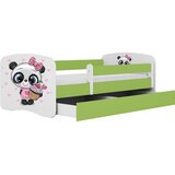 MID.YOU Dječji krevet Dreamy panda 160x80 sa madracem s ladicom Zelena | shoptok.hr