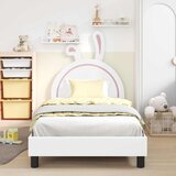  Krevet za djecu s uzglavljem s uzglavljem Bijelo 90 x 200 cm PU | shoptok.hr