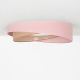 Brilagi LED prigu&amp;scaron;iva svetiljka VELVET TWIST LED/36W/230V CCT prečnik 65 cm WT roze/bež. + daljinski upravljač Slike
