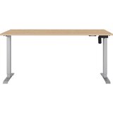 Germania Električno podesivi radni stol podesive visine s pločom stola u dekoru hrasta 80x160 cm Boras – | shoptok.hr