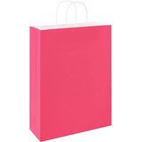  Papirnate vrećice 250 kom s ručkama ružičaste 32x12x42 cm | Eponuda.com