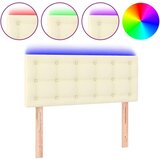  Posteljno vzglavje krem 100x5x78/88 cm umetno usnje, (20735174) | Shoptok.si