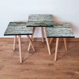 Hanah home 3Shp257 - green greenbrown nesting table (3 pieces) | ePonuda.com