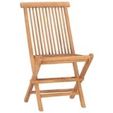  Zložljiva jedilna garnitura 3-delna z blazinami trdna tikovina, (20764788) | Shoptok.si