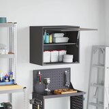  Ormar za zid u garaži Crna 60 x 40 x 53 cm Čelik s prahom | shoptok.hr