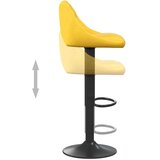vidaXL Barski stolac boja senfa baršunasti | shoptok.hr