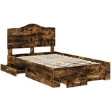  Konstrukcija postelje z vzglavjem Dimljeni oreh 120 x 190 cm, (5000102533) | Shoptok.si