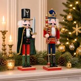 Božićni nutcracker TURKU 2 kom. Crvena i Crna 38 cm - 382A + 381B Cijene
