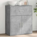 vidaXL Komoda betonsko siva 60x31x70 cm inženirski les | Shoptok.si