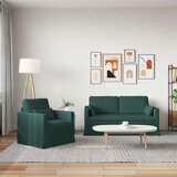  Set sofe 2 pcs Tamnozelena 158 x 78 x 80 cm tkanina | shoptok.hr
