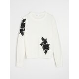 Sinsay Oversize džemper s cvjetnim motivom | shoptok.hr