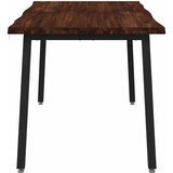  120 x 90 x 75 cm Čvrsto drvo akacije Tamno smeđa i crna | shoptok.hr