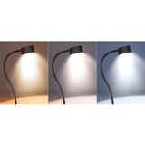 solight WO3001-B-LED prigušiva fleksibilna lampa sa stezaljkom LED/2W/5V 3000/4000/6500K crna | Eponuda.com