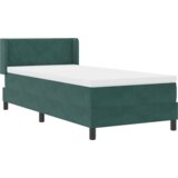 Box Spring Krevet s Madracem Tamno Zelena 100x200 cm Baršun | shoptok.hr
