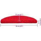  Podloge za stopnice 20 kosov rdeča 56x17x3 cm, (21826925) | Shoptok.si
