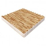 Tatami strunjača (6 delova + 12 ivica / svetla boja drveta) | ePonuda.com