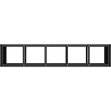  Sadilica crna 200x40x80 cm od hladno valjanog čelika | shoptok.hr
