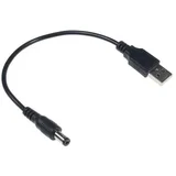 usb dc led konektor usb moški / dc moški za 5V led trakove 20cm