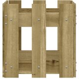  Vrtna sadilica s izgledom 30x30x30 cm impregnirana borovina | shoptok.hr