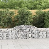  Lučne gabionske košare 8 kom 300x30x60/80 cm pocinčano željezo | shoptok.hr