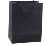 Elegant Embossed Squares Gift Bag 23 x 18 x 10.5 cm | Shoptok.si