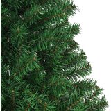 vidaXL Umestno božično drevo Zelena 240 cm PVC, jeklo in plastika | Shoptok.si