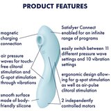 Satisfyer Vibrator Curvy Trinity 5+ moder | Shoptok.si