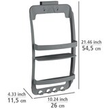 Wenko 24633100 - Polica UNIVERSAL 26x54,5 cm antracit | Eponuda.com
