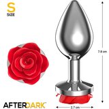 After Dark 2024 Analni Čep After Dark With Rose Red-silver (s) | Shoptok.si
