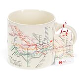 Rex London Bež keramička šalica 350 ml Heritage Tube Map – | shoptok.hr