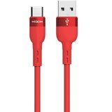 Moxom mx-cb184 silicone type c 3a 1m crveni USB data kabal ( u2161 ) | Eponuda.com