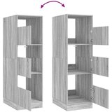  Ormar za pranje rublja s pohranom Siva Sonoma 50 x 68 x 162 cm - Sivi hrast sonoma 162 cm | shoptok.hr