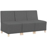  Modularna sofa bez naslona 3 pcs Tamno siva 55 x 74 x 82 cm | shoptok.hr