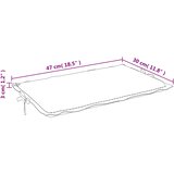  Jastuk za ležaljku bež 186x58x4 cm od tkanine Oxford | shoptok.hr