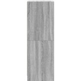  Visoka komoda sa staklenim vratima boja hrasta 35 x 37 x 109 cm | shoptok.hr