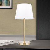 Orion LA 4-1205/1 - Stona lampa sa USB portom LUDWIG 1xE27/40W/230V bela/zlatna | Eponuda.com
