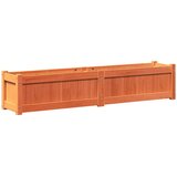  Vrtna sadilica voštano smeđe boje 150 x 31 x 31 cm od borovine | shoptok.hr