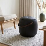 Hanah home puf Odin, 38 cm, crni Cene