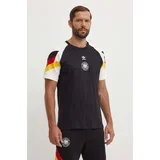 Adidas Bombažna kratka majica moška, črna barva, IY7052