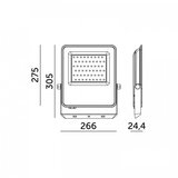  LED reflektor ULSAN 150 W, 230 V, 4000 K, IP65 | Eponuda.com