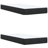  Krevet s oprugama i madracem crni 200x200 cm baršunasti | shoptok.hr