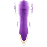 Mrow Real Lover - realistični vibrator na baterije, vodootporan (ljubičasti) | shoptok.hr
